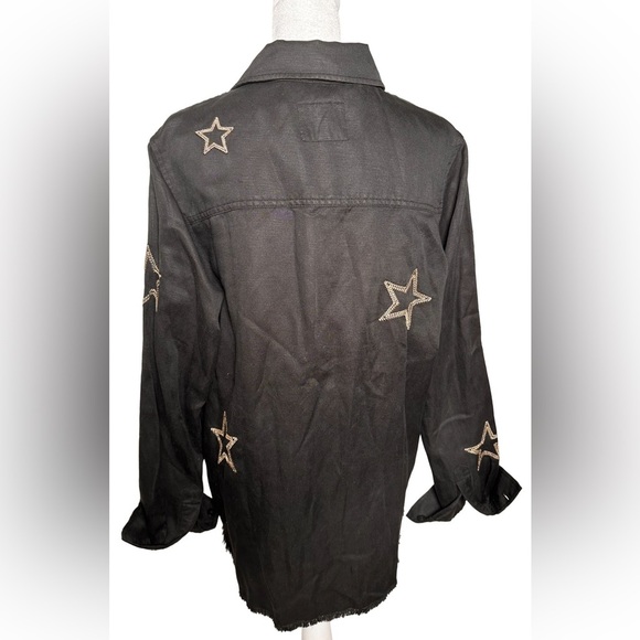 Rails Black Star Women’s Button Down - Picture 6 of 10